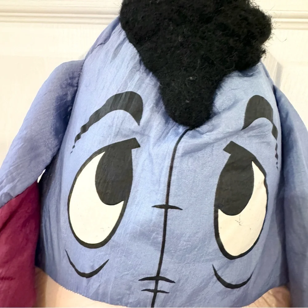 Vintage Y2K 90’s Disney Winnie the POOH Eeyore shaped face pillow